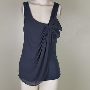 Anthropologie  Deletta  Swept chiffon layered tank